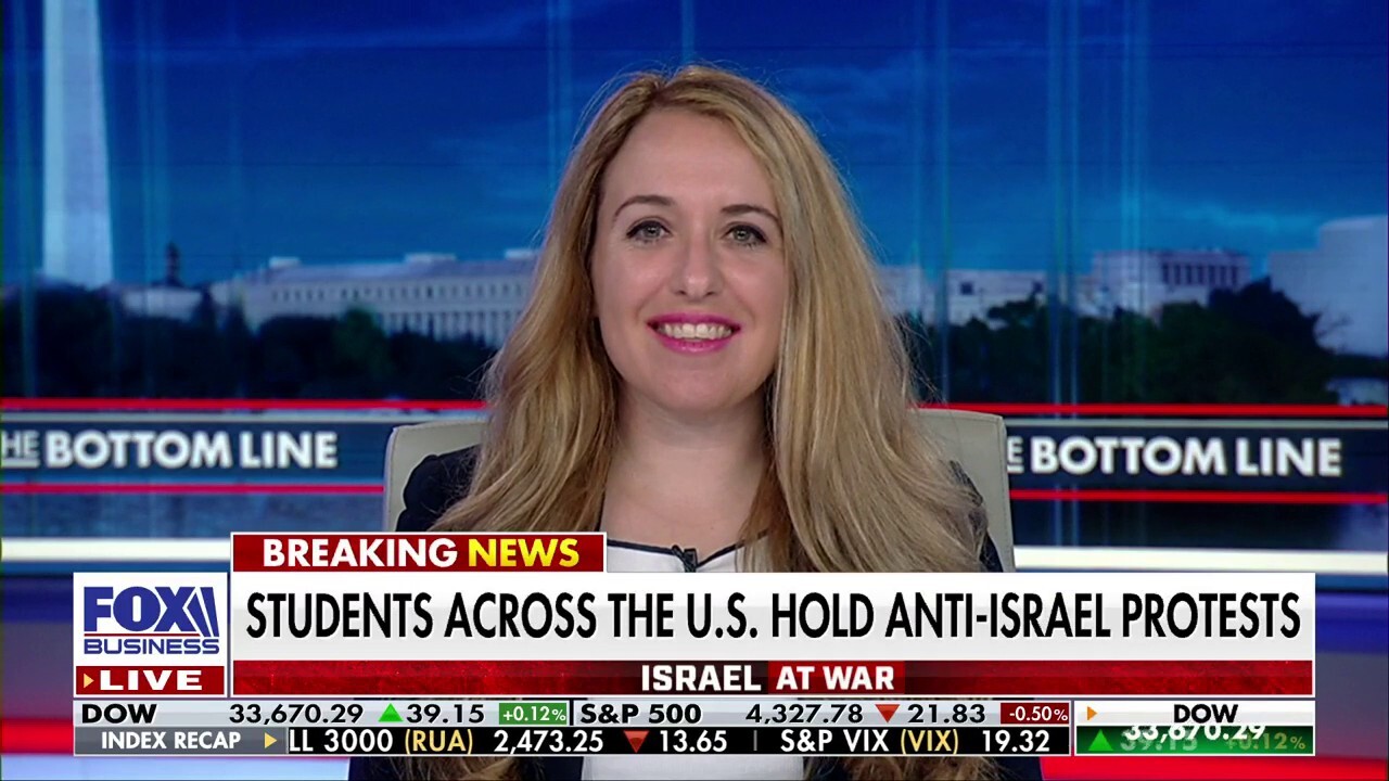 Townhall freelancer Gabriella Hoffman reacts to controversy over the Israel-Hamas war on ‘The Bottom Line.’
