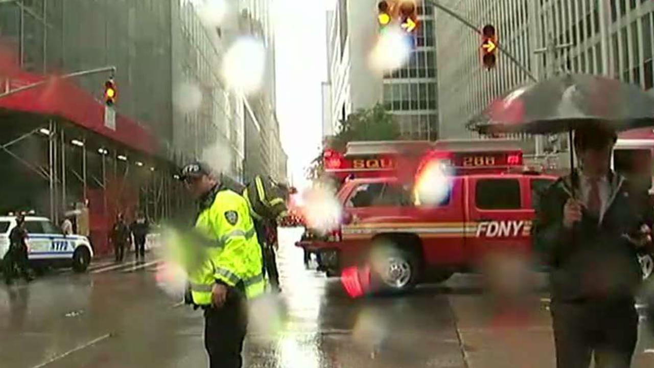 Emergency officials respond to helicopter crash in New York City