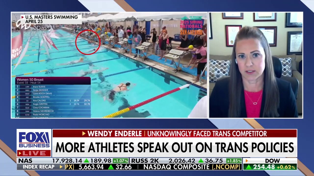 Swimmer says she unknowingly faced a transgender competitor