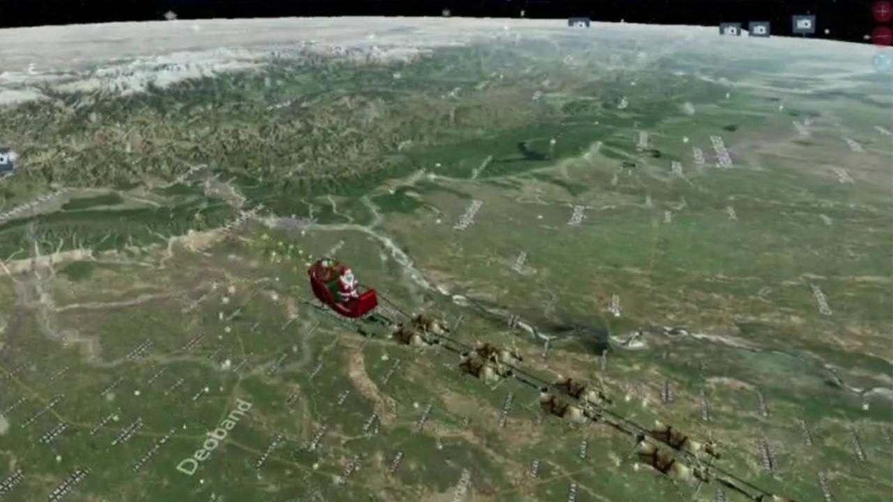 Track Santa’s flight with NORAD 