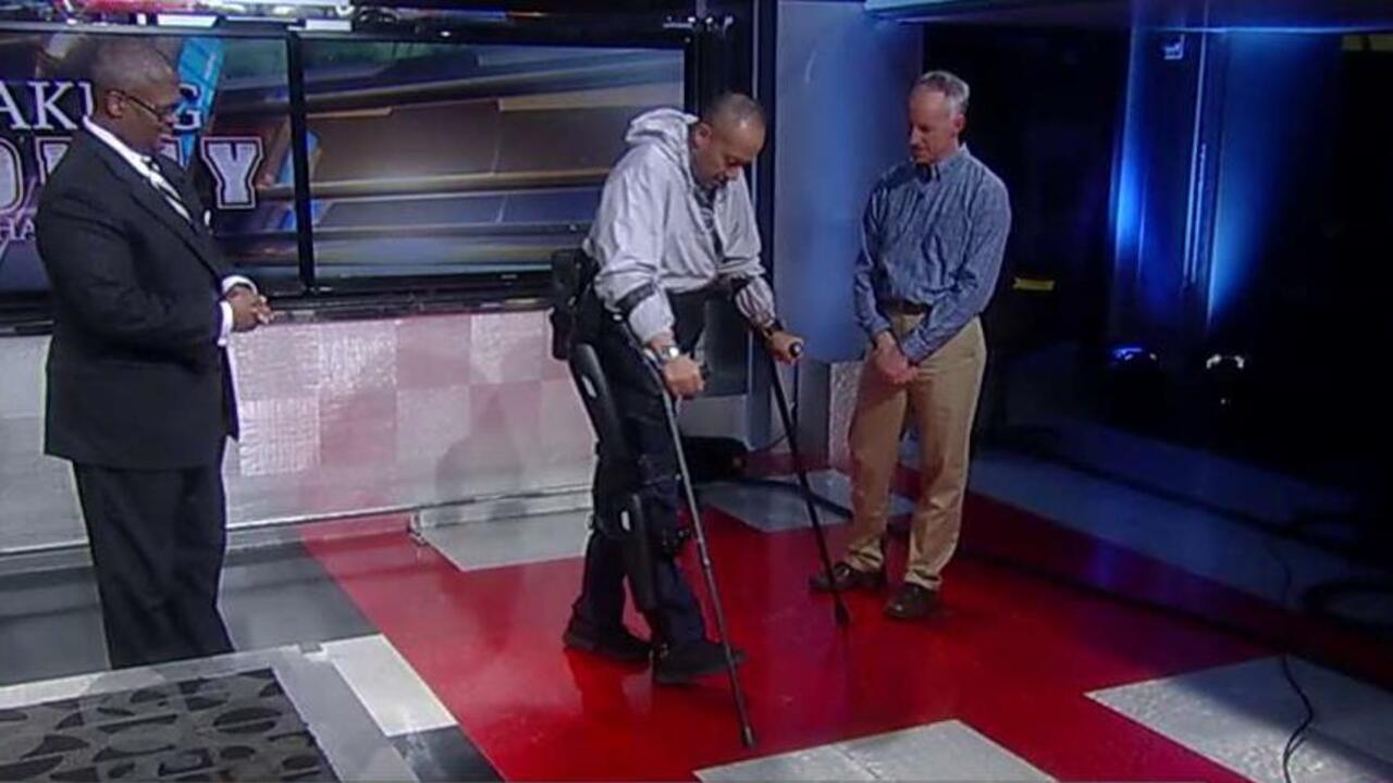 Helping paralyzed veterans to walk again with robotic legs