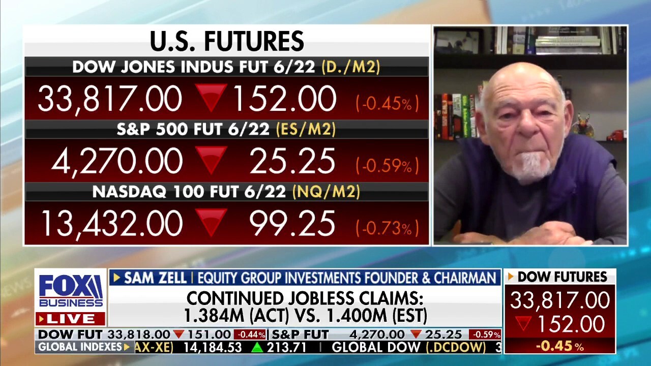 Equity Group Investments Chairman and founder Sam Zell argues he doesn’t see many signs that there will be a reduction in inflation in the near future. 