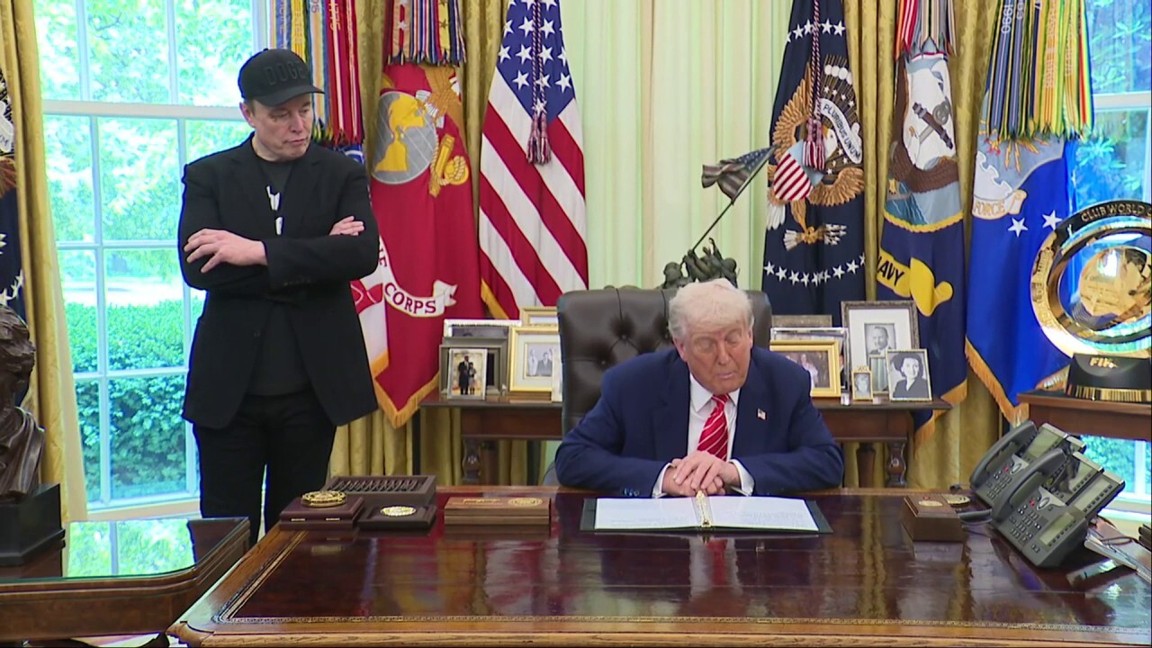 As President Donald Trump thanked Elon Musk for his service to DOGE, he also highlighted what he described as his successful business empire.