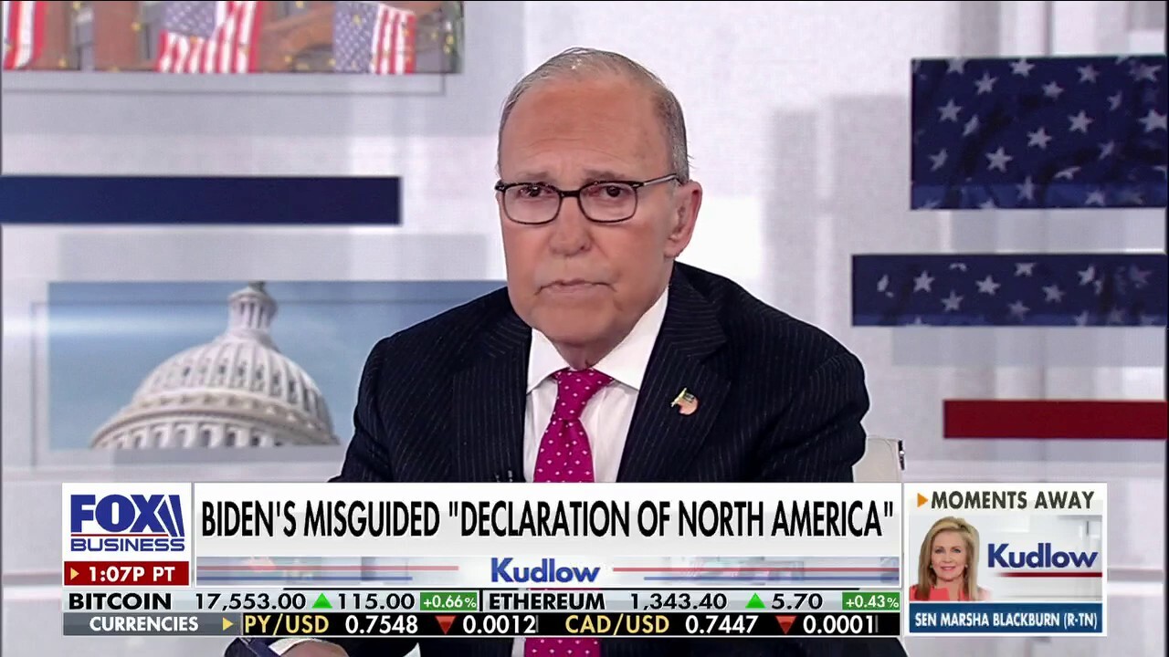 FOX Business host Larry Kudlow rips into the Biden administration's immigration policies and discusses the worsening crisis at the southern border on 'Kudlow.'