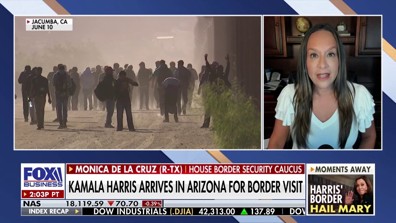 Rep. Monica De La Cruz: Kamala Harris went to the border because her 'poll numbers are down'