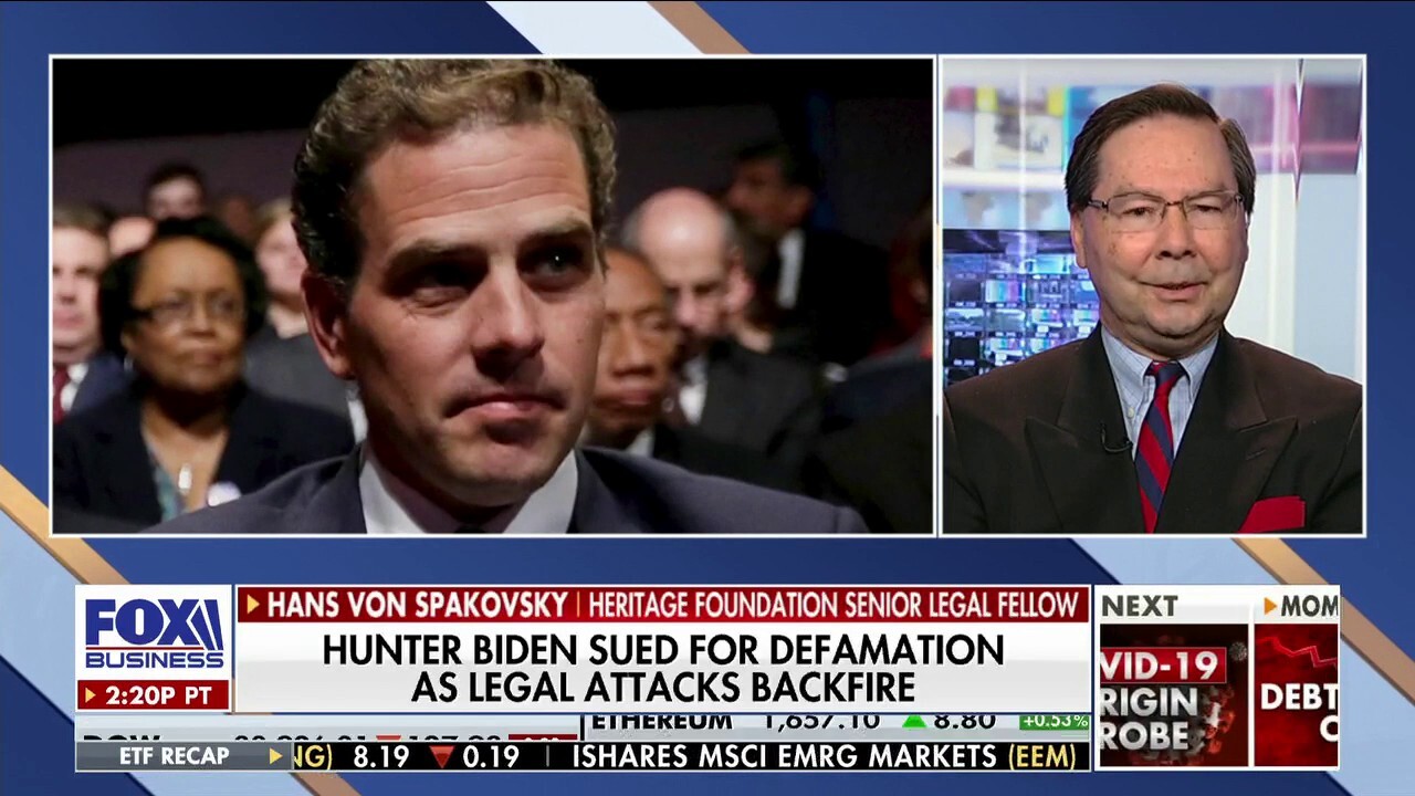 Hans von Spakovsky: Any kind of Hunter Biden defamation lawsuit is going to result in extensive discovery