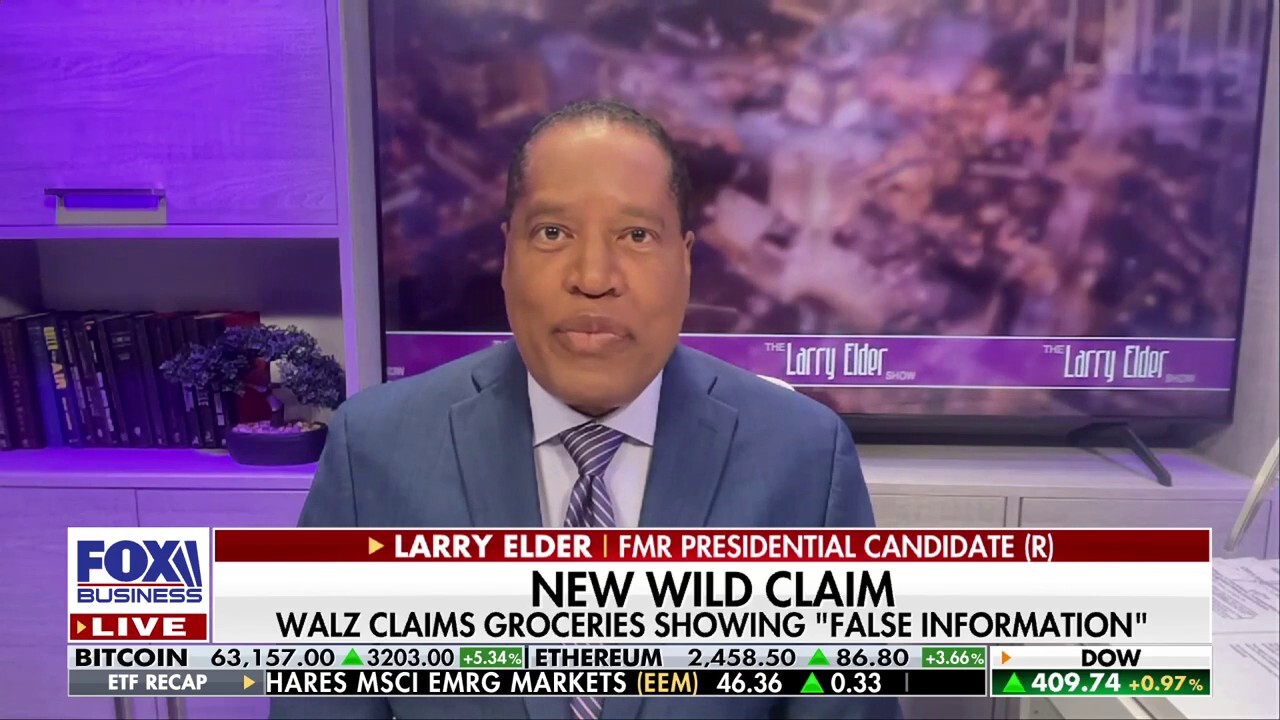 Voters can see what the prices of groceries are: Larry Elder