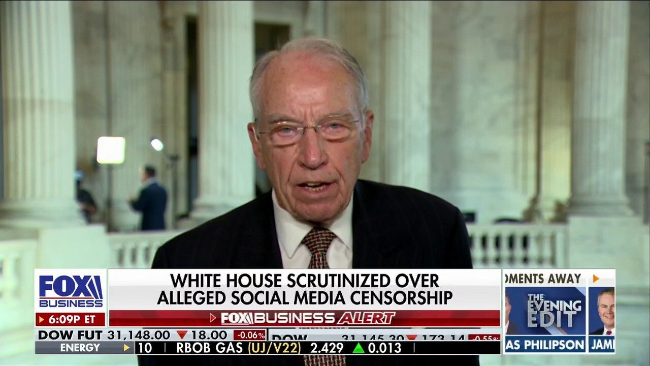 Sen. Chuck Grassley: Biden administration is making the Federal Reserve's job harder