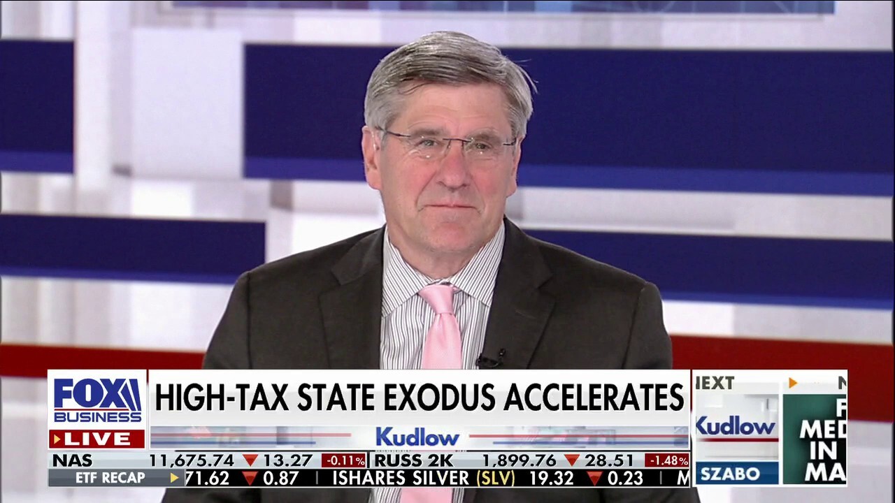 'Govzilla' author Steve Moore calls out state wealth taxes on 'Kudlow.'