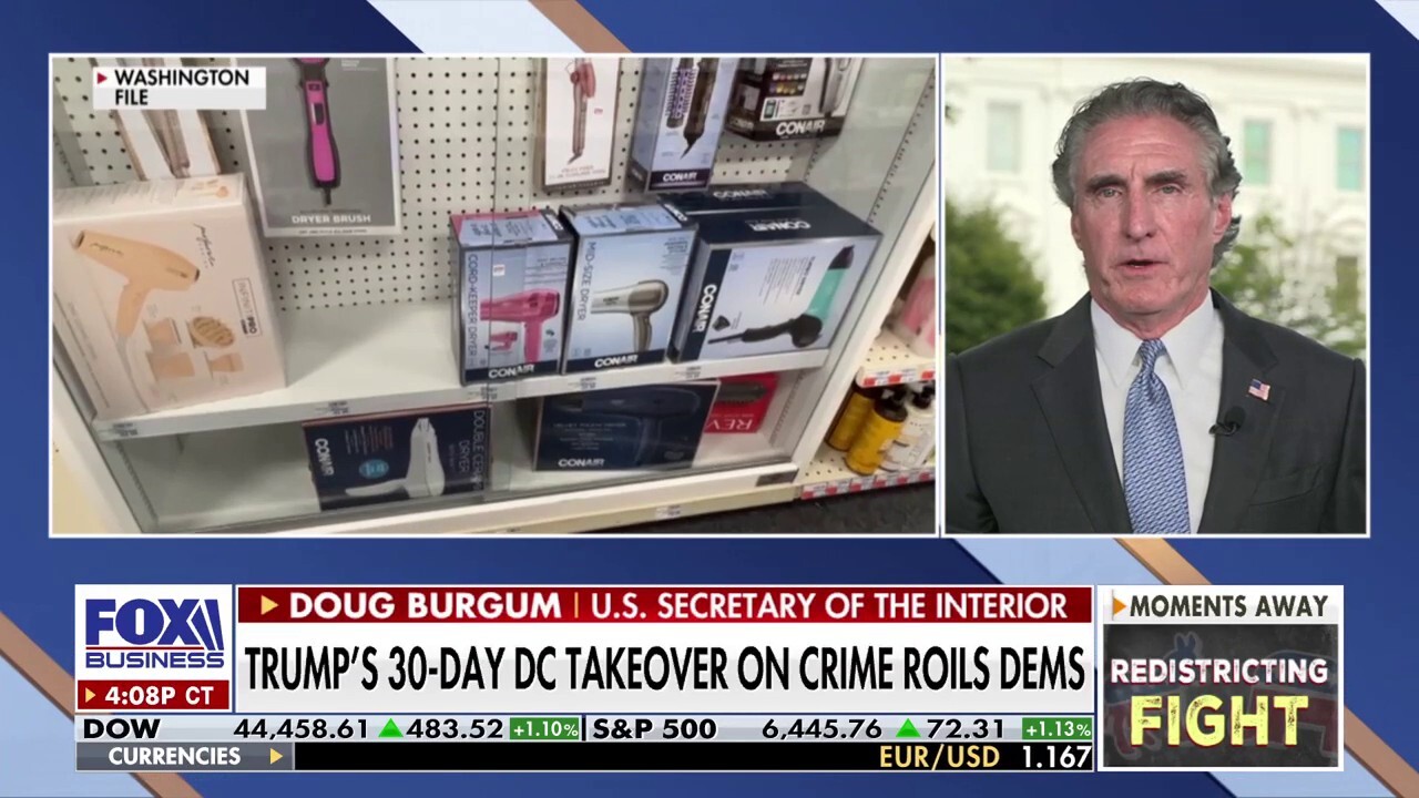  People who have worked in DC understand how bad it is: Secretary Burgum on crime