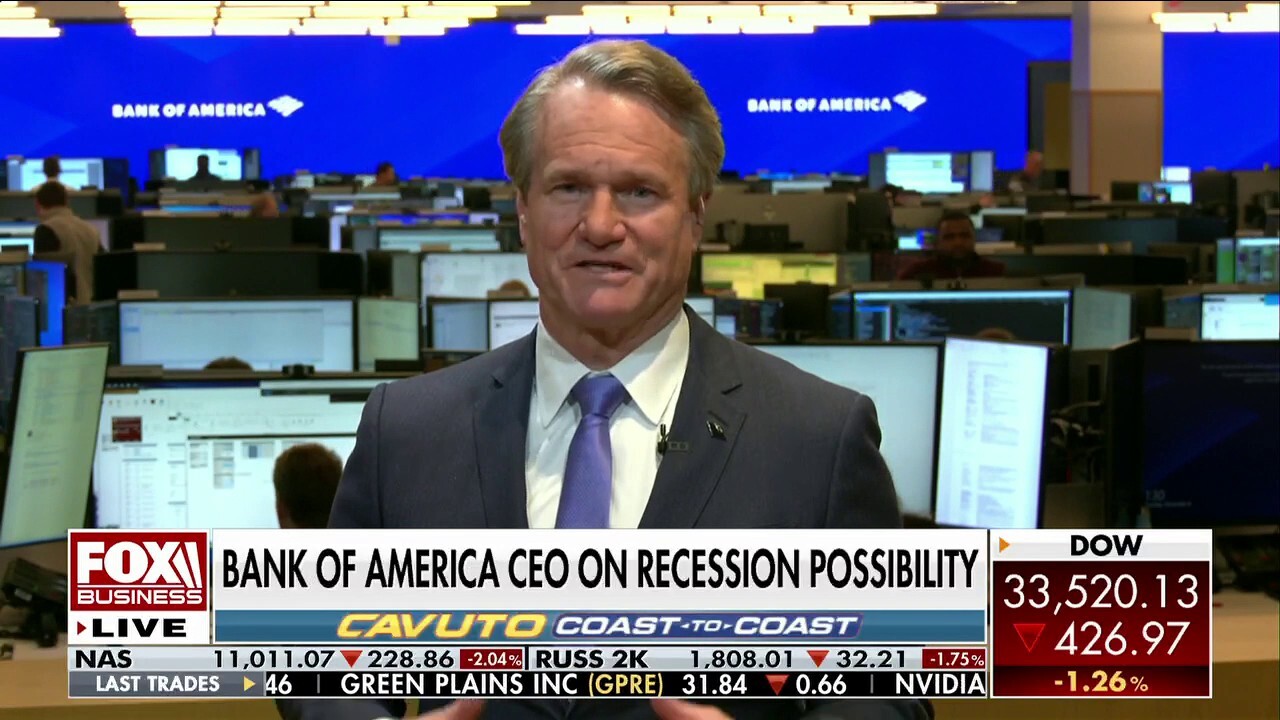 BofA CEO Brian Moynihan addresses recession fears: Growth slowing, not going off a cliff