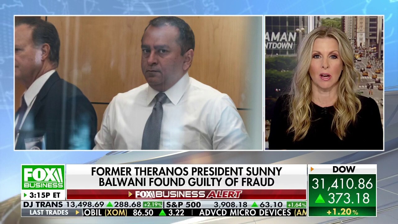 FOX Business host Cheryl Casone has the latest on Sunny Balwani being found guilty of 12 counts of fraud for a Theranos scam on 'The Claman Countdown.'