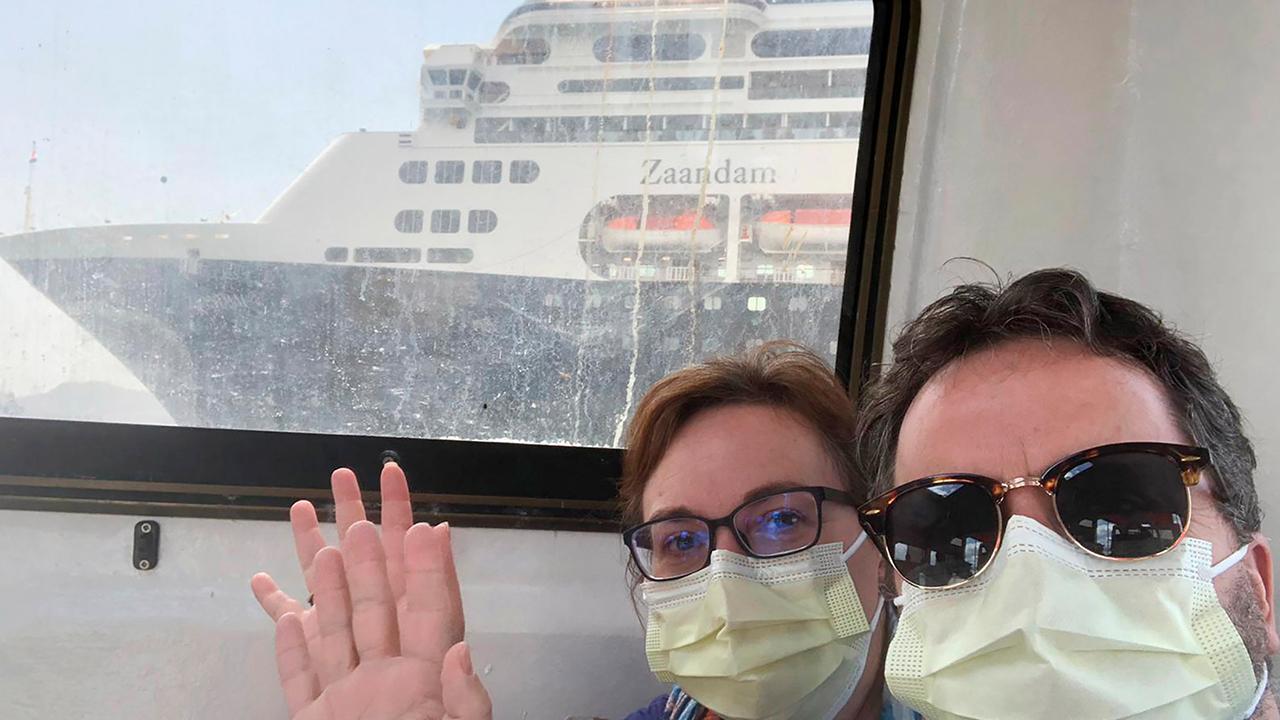 Cruise ships with coronavirus cases dock in Florida 