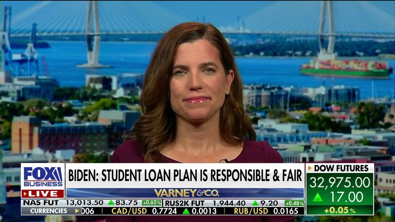 Rep. Nancy Mace, R-S.C., slams Biden’s student loan plan, arguing that the case could potentially end up in the Supreme Court on ‘Varney & Co.’