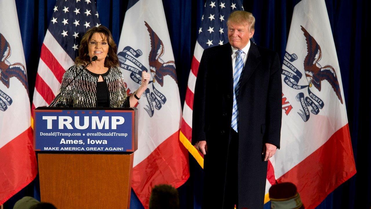 Eric Trump: Palin has a huge following, that means a lot