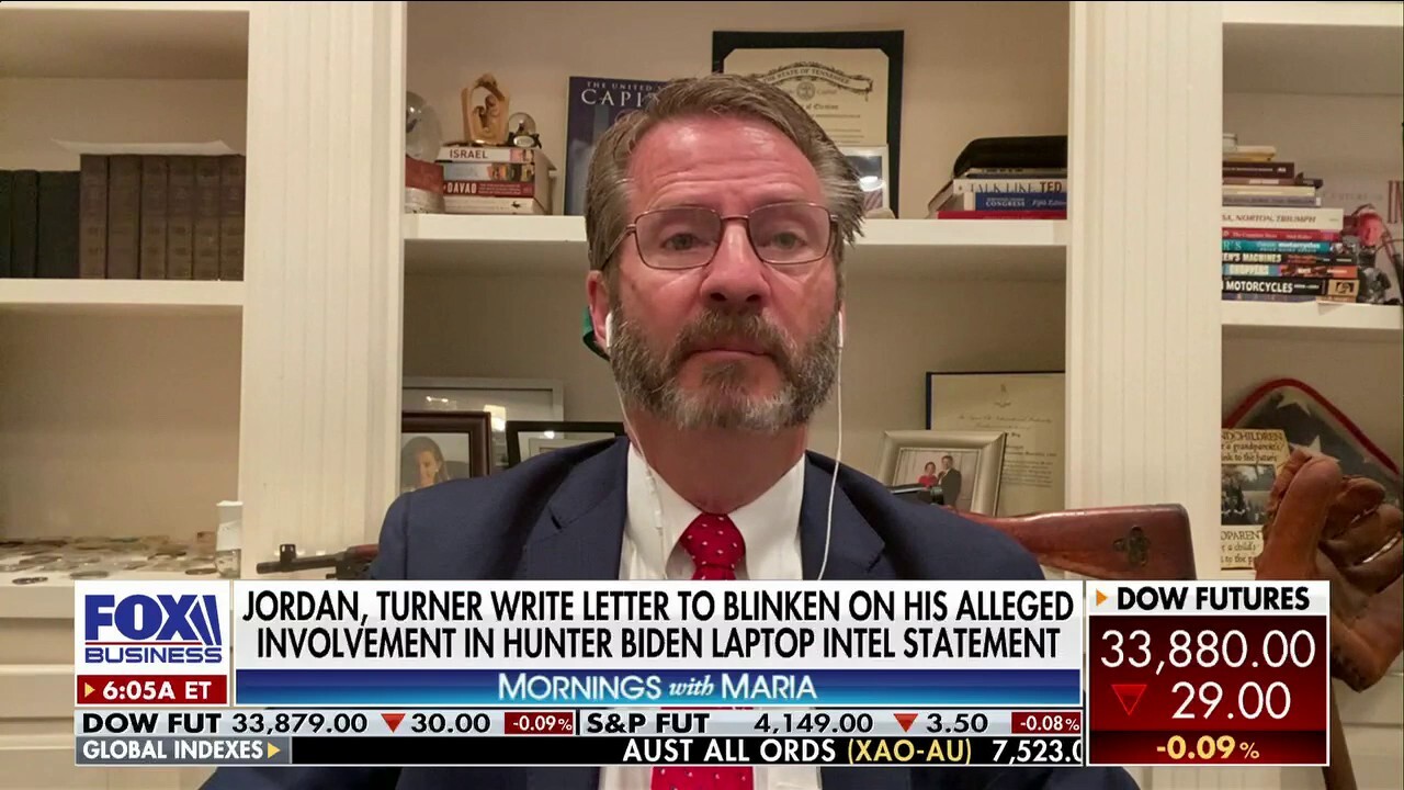 Rep. Tim Burchett, R-Tenn., discusses intelligence officials discrediting the Hunter Biden laptop story, new reports from the Biden family business deals probe, and China's continuous threats to Taiwan.
