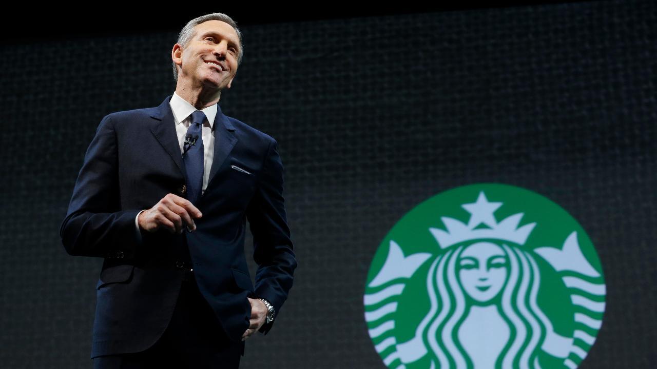 Howard Schultz leaving Starbucks for White House bid?