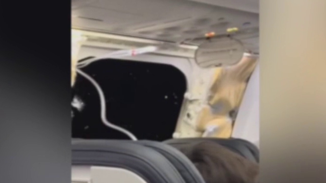 Alaska Airlines passenger captures emergency landing after section of plane blows off mid-flight