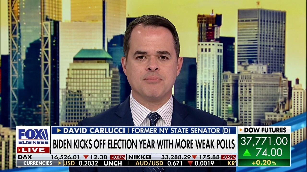 Biden's poll numbers are 'a blessing' for his camp: David Carlucci