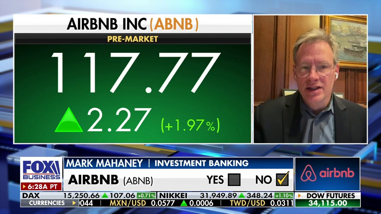 Author Mark Mahaney breaks down Airbnb, DoorDash, and Booking Holdings shares on ‘Varney & Co.’