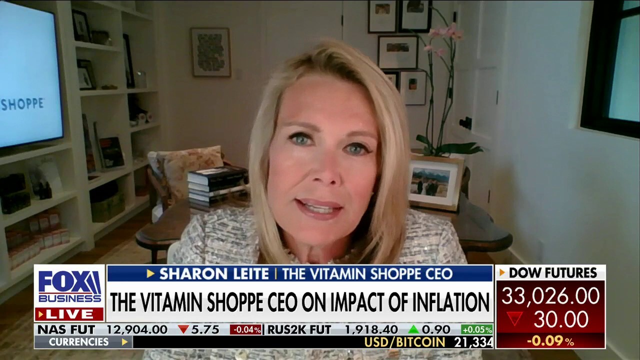 The Vitamin Shoppe CEO Sharon Leite explains the impact that inflation has had on how consumers approach health care products on 'Mornings with Maria.'