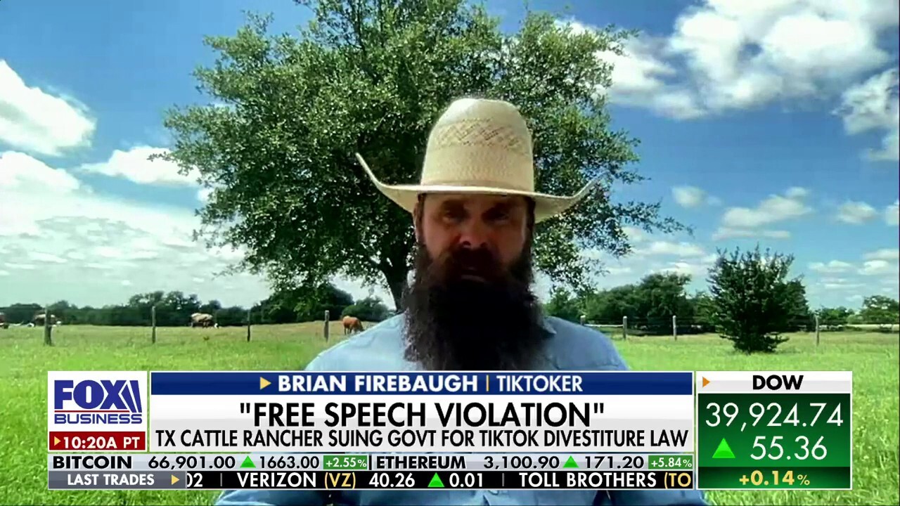 Texas rancher Brian Firebaugh sues US government for TikTok bill: This is a ‘free speech issue’