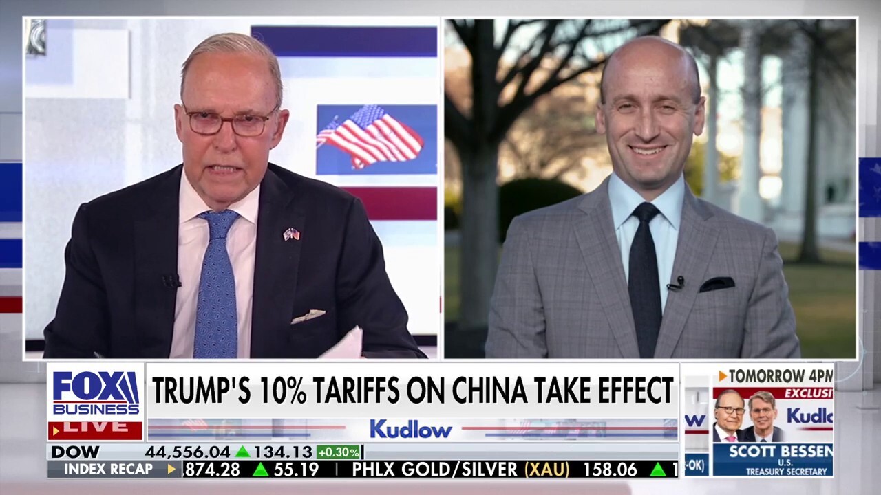 Stephen Miller, White House deputy chief of staff for policy, breaks down President Donald Trump's tariffs on ‘Kudlow.’