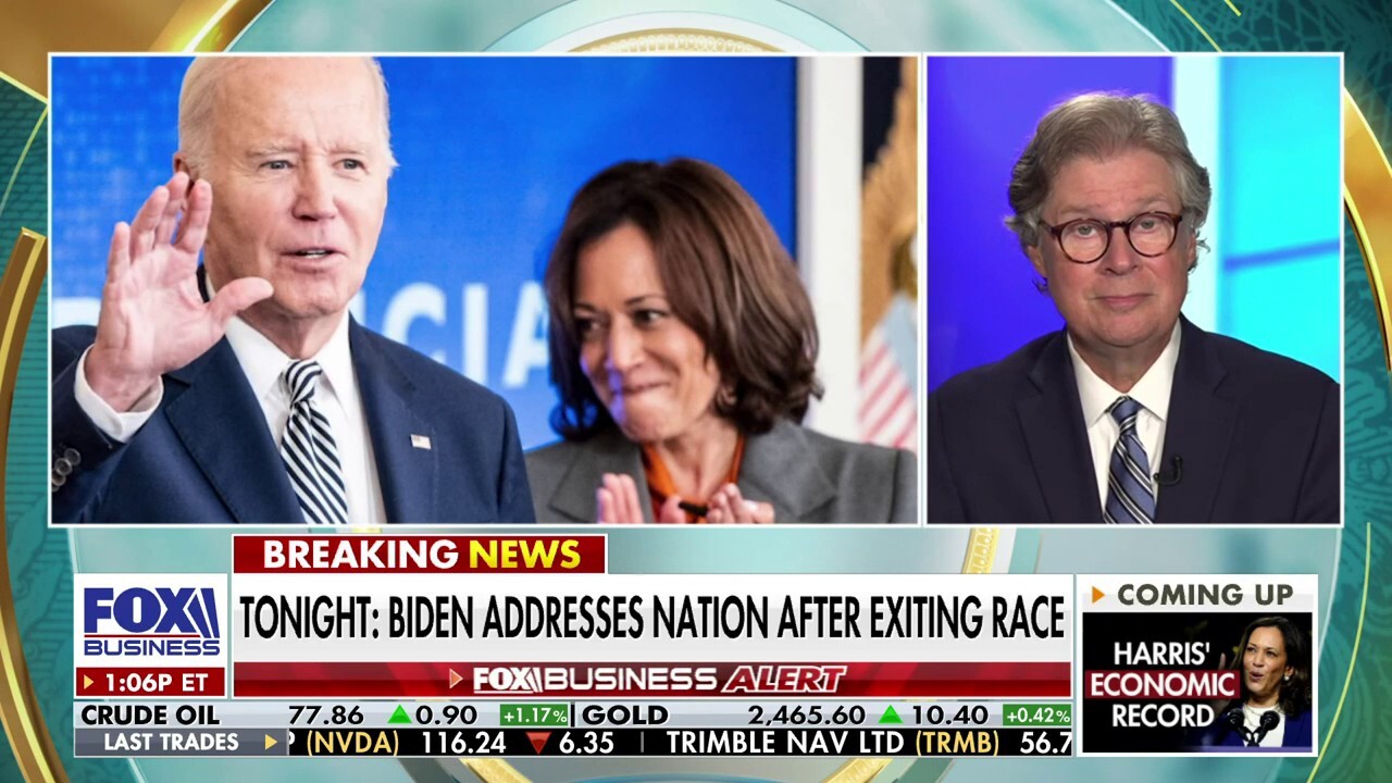 Fox News contributor Byron York joins ‘The Big Money Show’ to discuss Vice President Harris touting her record since President Biden dropped out of the 2024 presidential race.