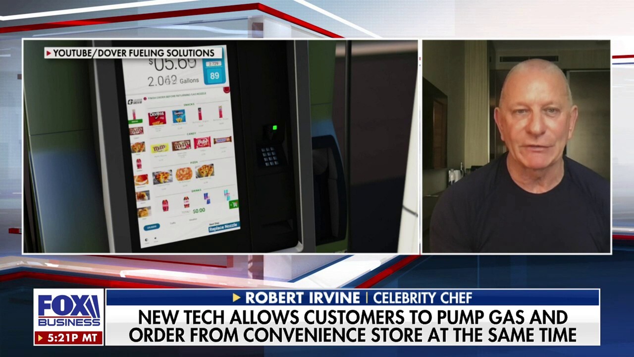 New tech aims to give gas station customers 'instant gratification': Chef Robert Irvine