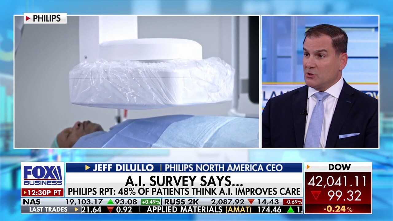 Philips North America chief region leader Jeff DiLullo discusses the future of artificial intelligence in helping the sick on ‘The Claman Countdown.’