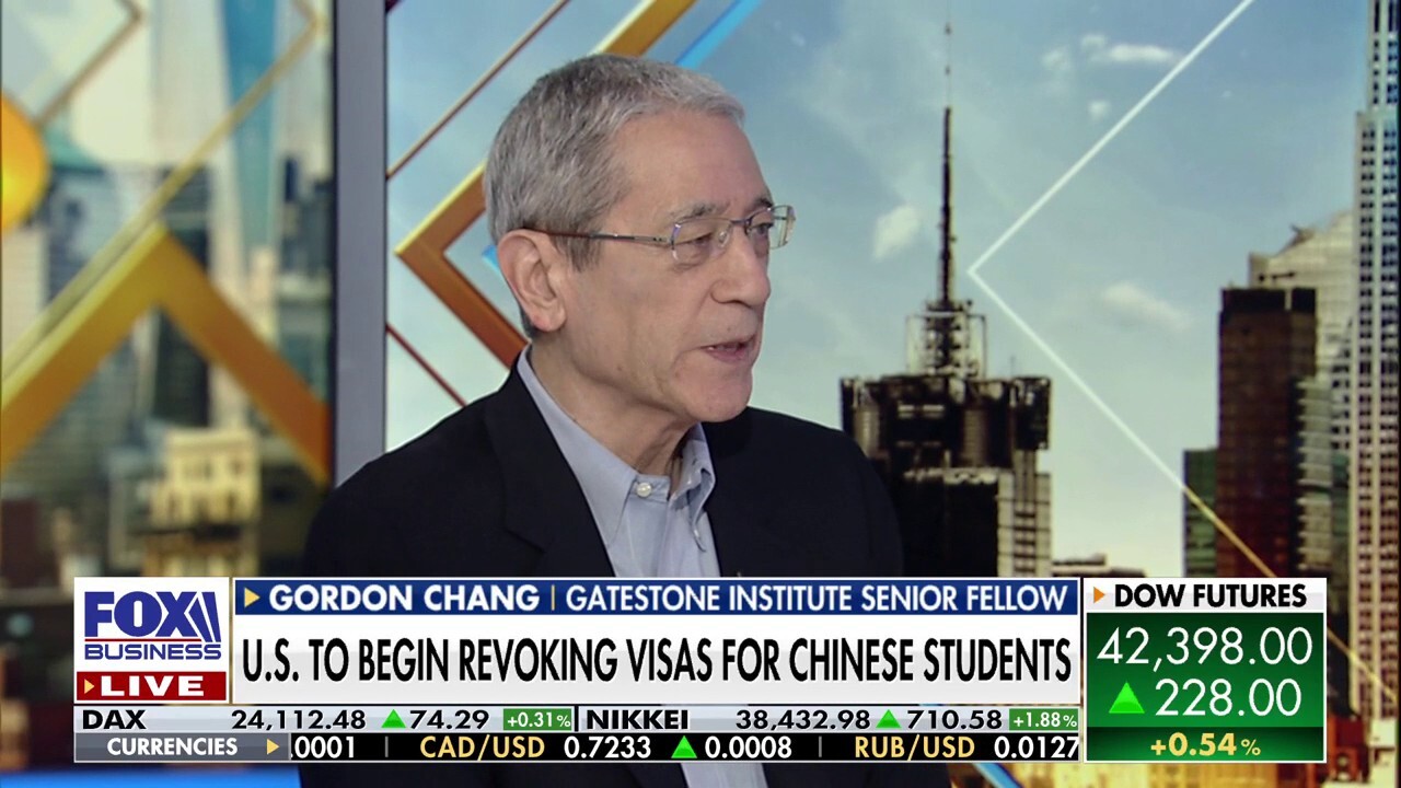 Gatestone Institute senior fellow Gordon Chang on the U.S. revoking visas for Chinese students, export controls on A.I. chips, competition for medical research and a federal court ruling against President Donald Trump's authority on tariffs.