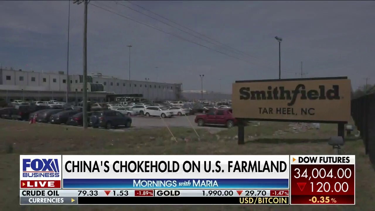 FOX Business’ Lydia Hu reports on China’s growing influence on American farmland as Smithfield Foods comes under new scrutiny for its ties to a Chinese company.