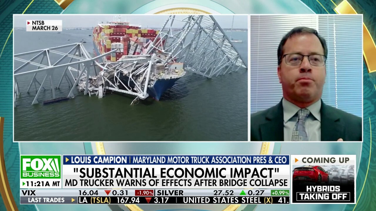 Maryland Motor Truck Association President and CEO Louis Campion on the recovery and impact to the trucking industry from the Francis Scott Key Bridge collapse.