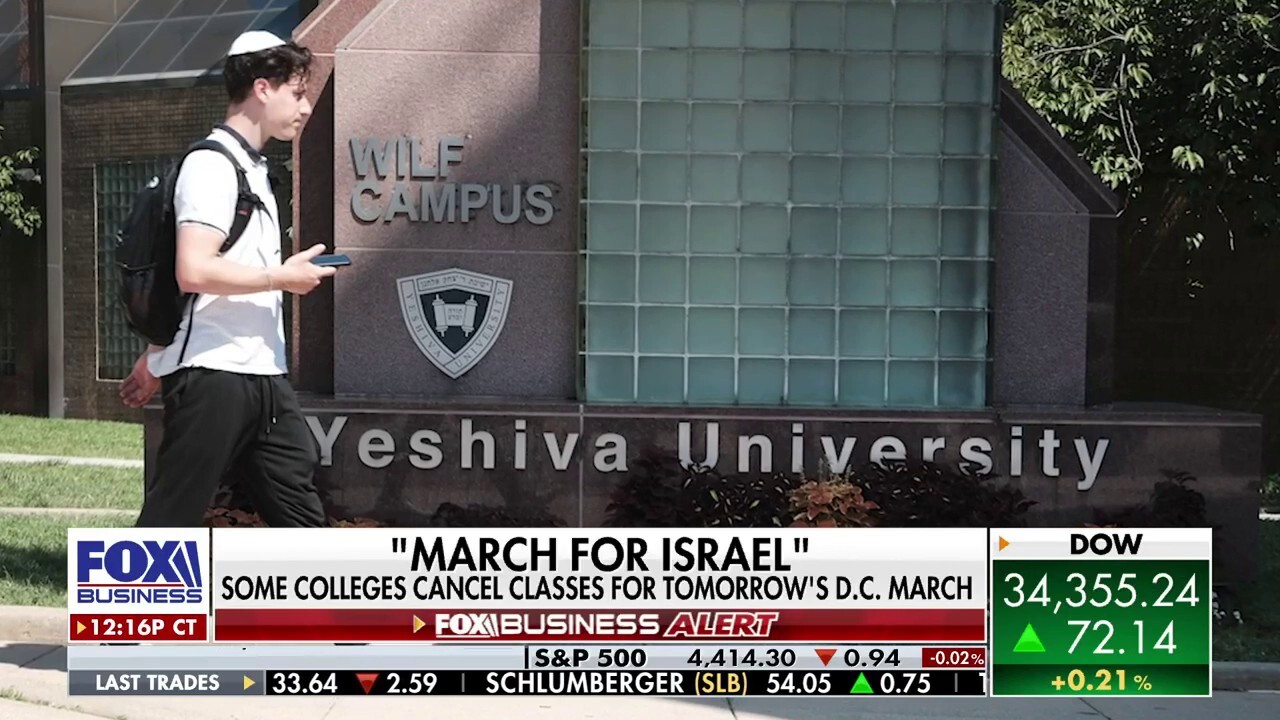 Yeshiva University cancels classes ahead of tomorrow's DC march