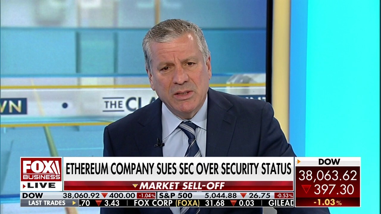 FOX Business' Charlie Gasparino breaks down the political and market implications from Ethereum blockchain backer Consensys suing the SEC over its security status.