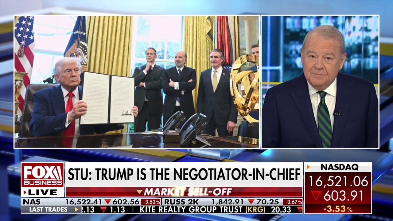 Stuart Varney: Trump is driving this train as the negotiator-in-chief