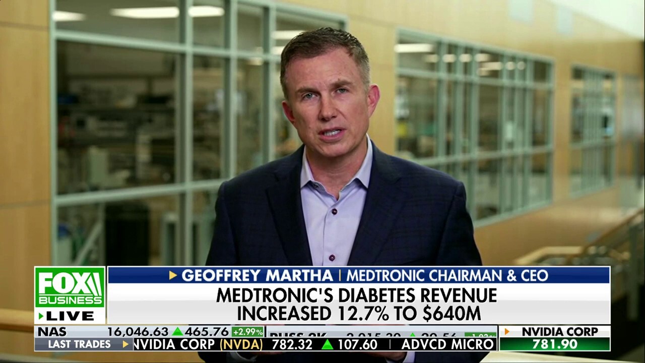 Geoffrey Martha talks to Liz about the success of Medtronics diabetes products despite the rising popularity of weight-loss drugs on 'The Claman Countdown.'