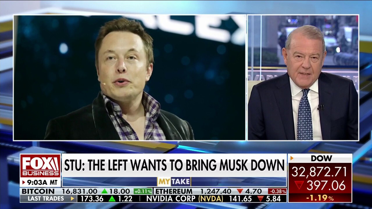 FOX Business host Stuart Varney argues Elon Musk is regarded as a 'dangerous, off-the-wall rich guy' by the media.
