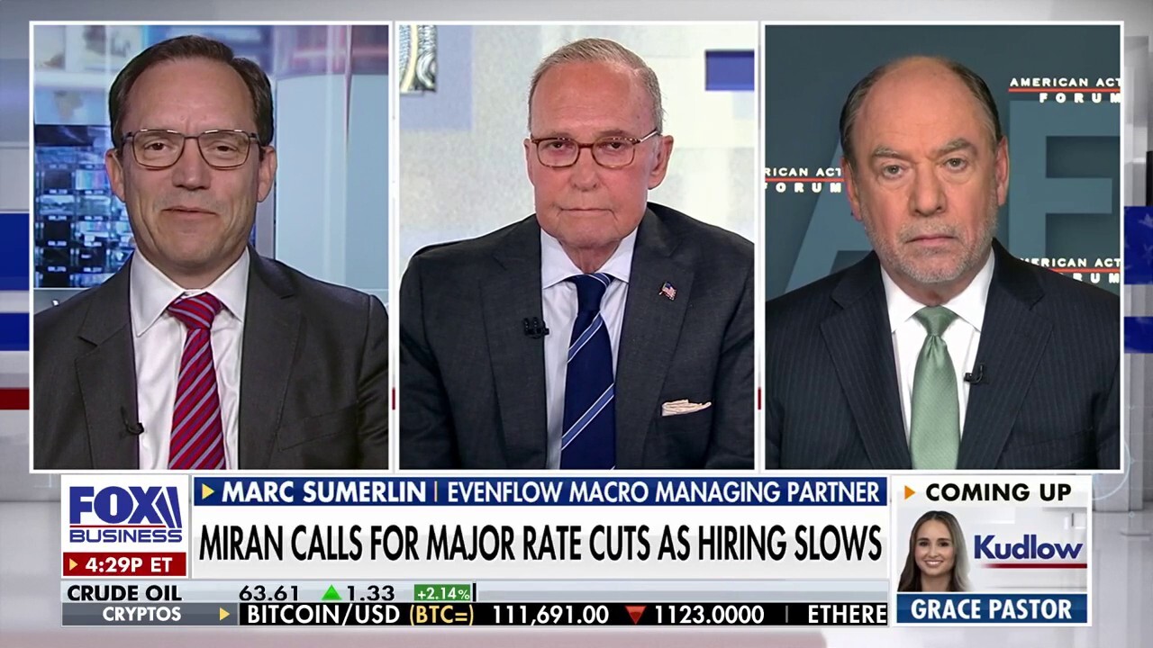 Stephen Miran is on the 'low side' of where the market is, economist argues