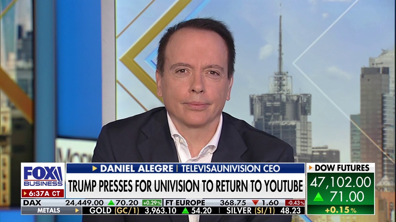 Univision CEO accuses tech giant of ‘Hispanic tax’ after YouTube TV drop