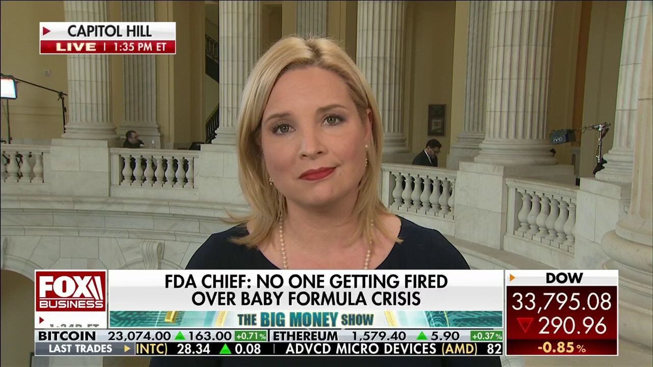 Iowa Republican Rep. Ashley Hinson reacts to the FDA chief saying no one will be fired over the baby formula shortage, telling 'The Big Money Show' nobody is being held accountable for the crisis.