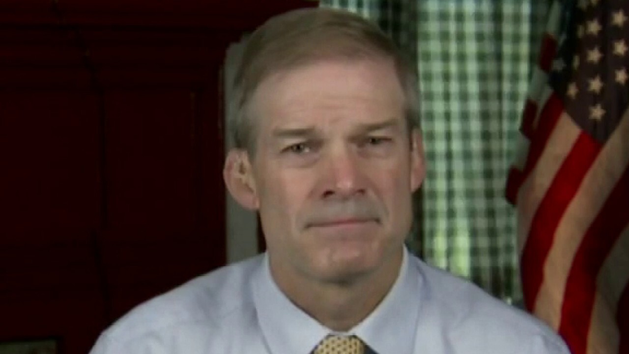 Rep. Jim Jordan, R-Ohio, argues Biden’s sinking approval rating is due to his mishandling of ongoing crises.
