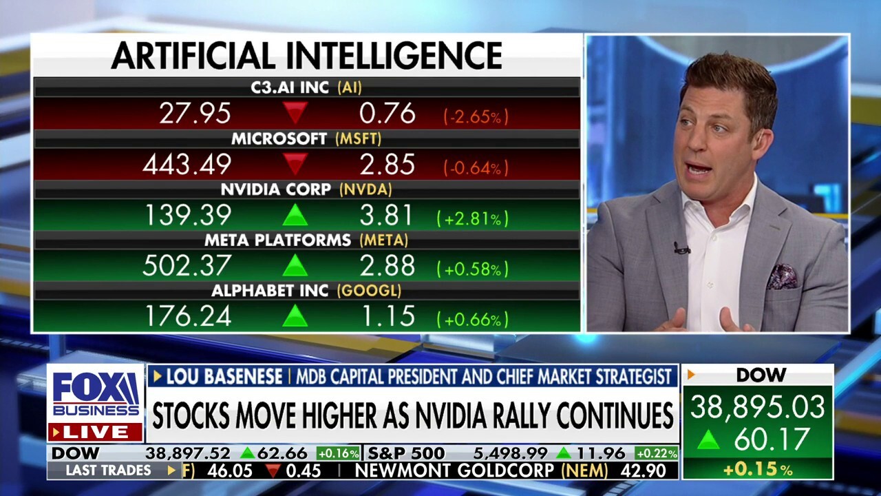 Nvidia, AI stocks are 'bubbling up': Lou Basenese