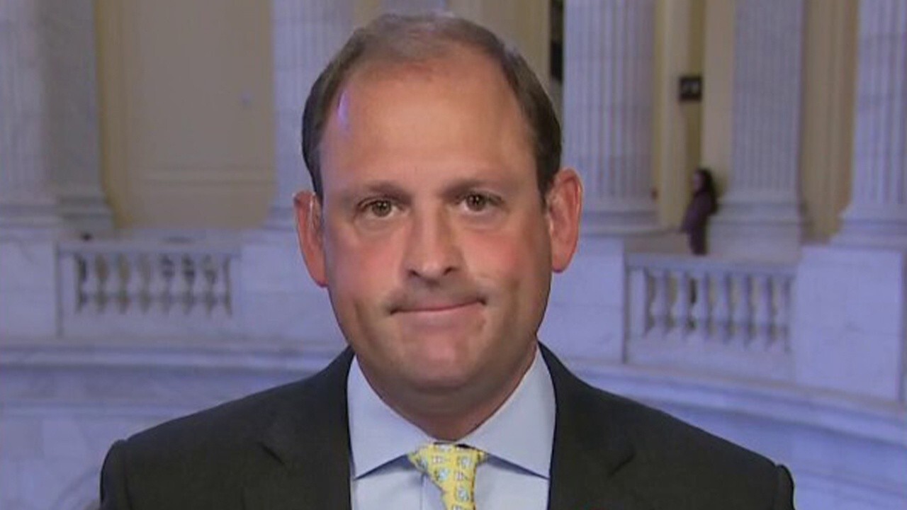 Rep. Andy Barr., R-Ky., discusses working on legislation that would sanction Chinese companies. 