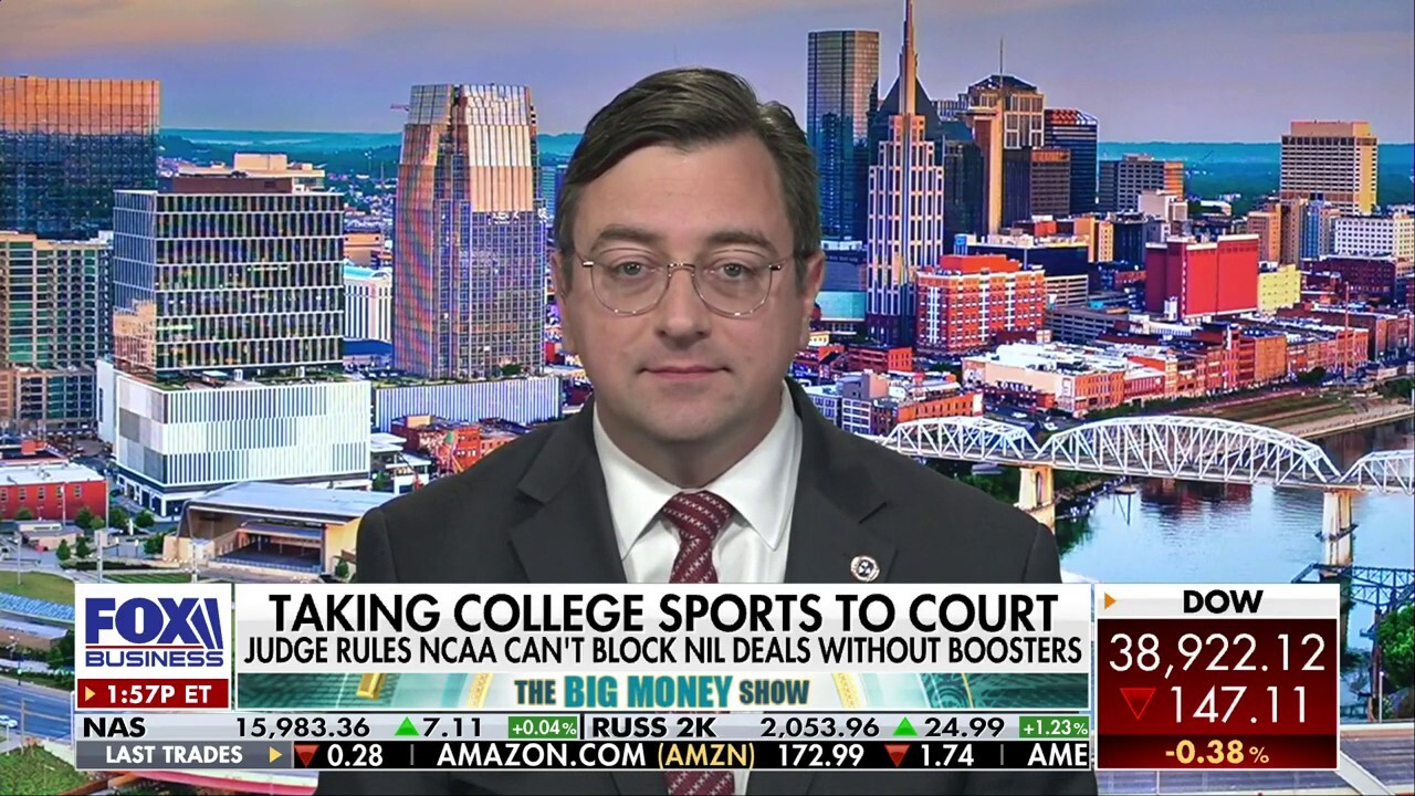College sports 'thrive' when athletes have 'fair opportunity' to benefit: Jonathan Skrmetti