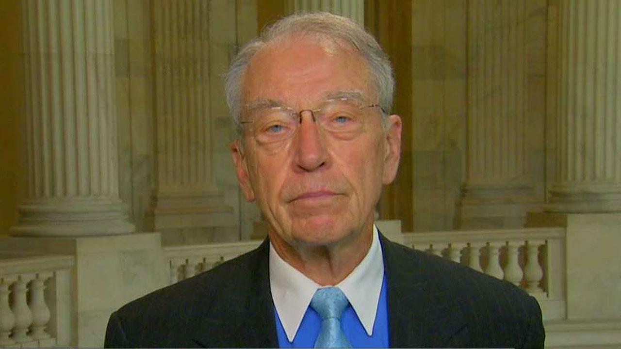 Tax cuts will 'absolutely' be in place by Christmas: Sen. Chuck Grassley