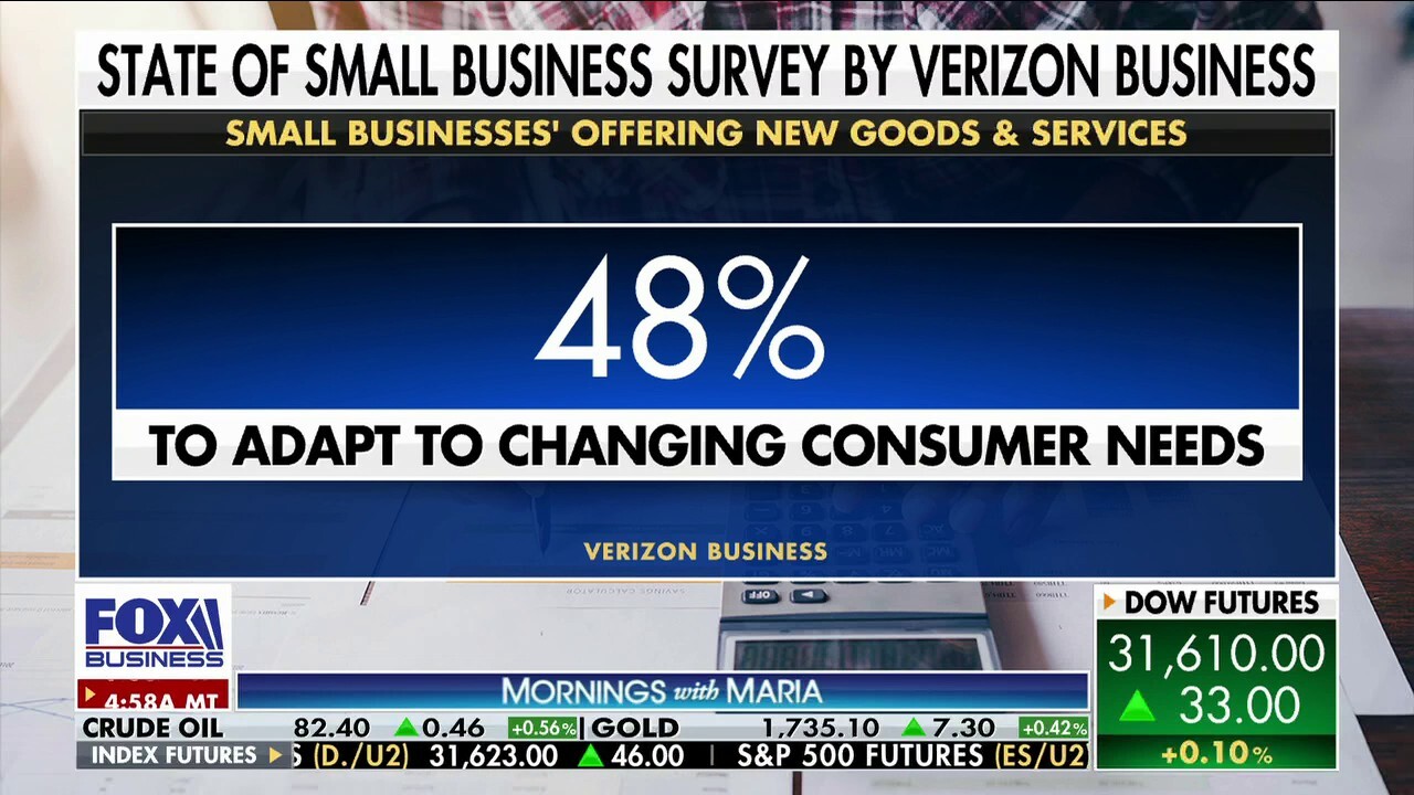 Verizon Business Markets President Aparna Khurjekar recommends small businesses start investing in technology for future security solutions on ‘Mornings with Maria.’