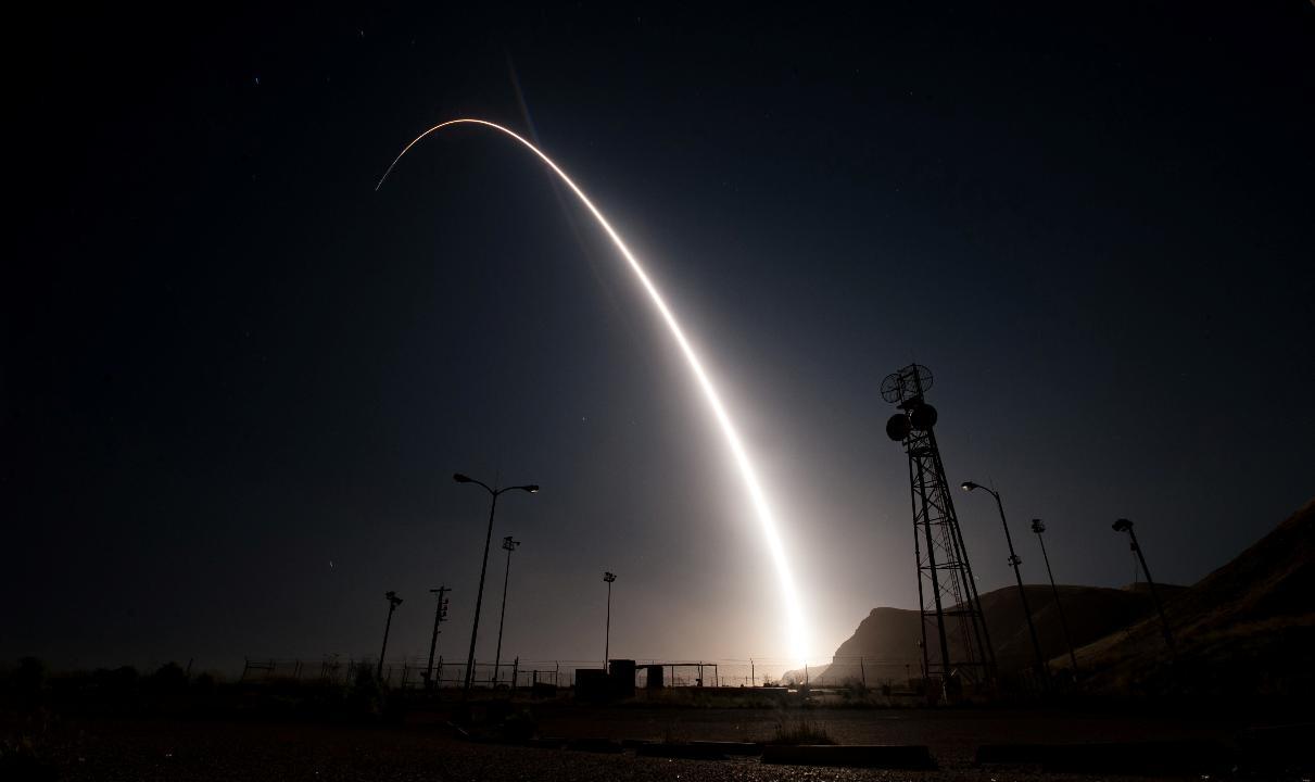 The U.S. Air Force launches another ballistic missile test