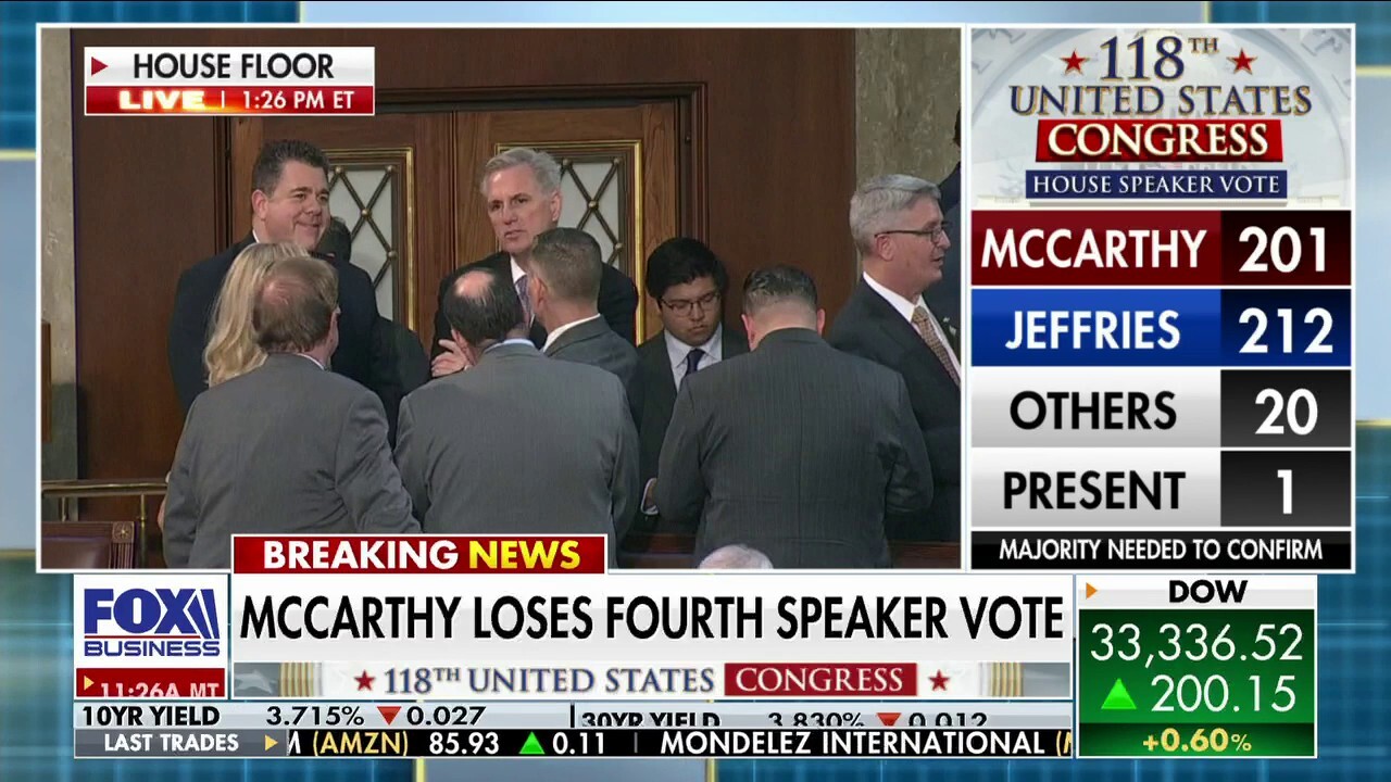 Fox News senior congressional correspondent Chad Pergram says things just got 'a little bit worse' for Republicans due to the 'anti-McCarthy camp.'