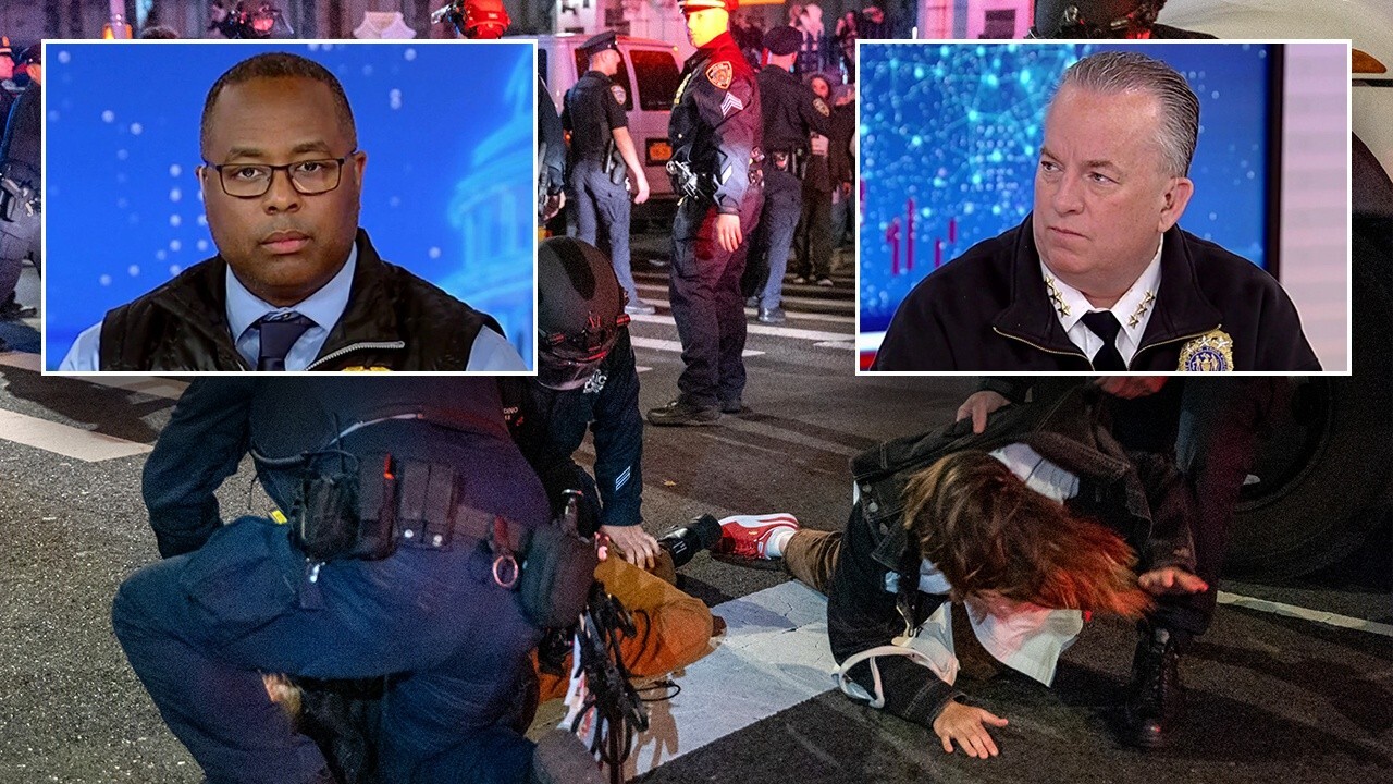 NYPD Chief of Patrol John Chell and Deputy Commissioner of Operations Kaz Daughtry join 'The Bottom Line' to break down sweeping through anti-American and anti-Israel mobs at two major college campuses in New York City.